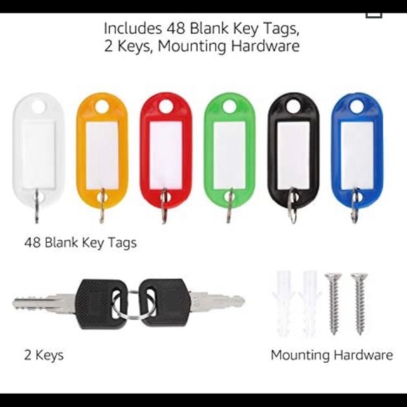 Key Cabinet Steel Security Lock Box - Picture 4 of 10